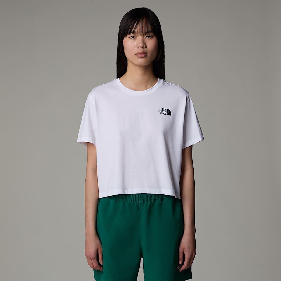 Simple Dome Cropped Slim tee NF0A87U4 FN41 THE NORTH FACE 