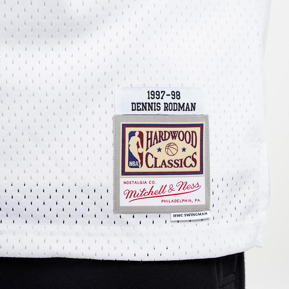 CHICAGO BULLS - DENNIS RODMAN SMJYAC18079 WHITE MITCHELL&NESS 