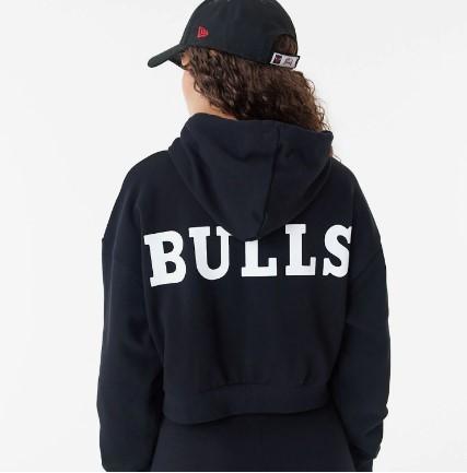CROP HOODY 60435340 BLKFDR NEW ERA 
