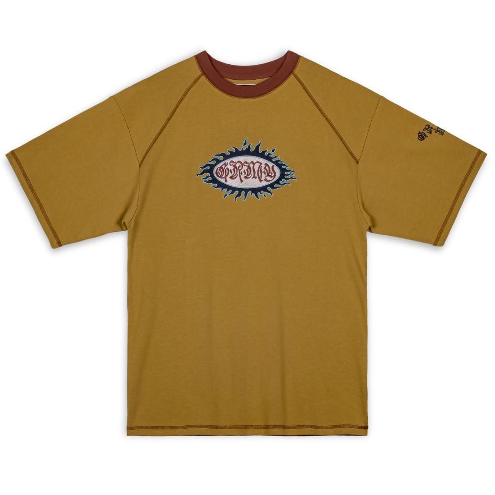 Oversized Heavy weight TEE GA659 BROWN GRIMEY 