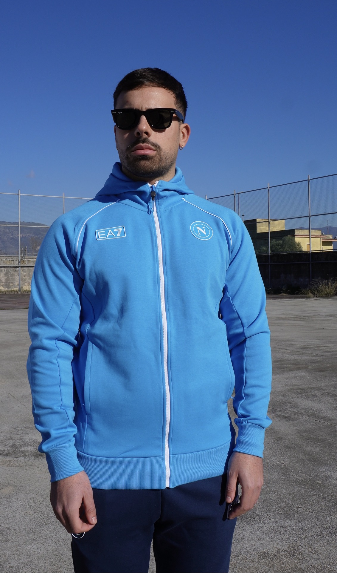 Tuta Polystretch Con capp TUTA INTERLOCK CON CAPP TEAM EA7 