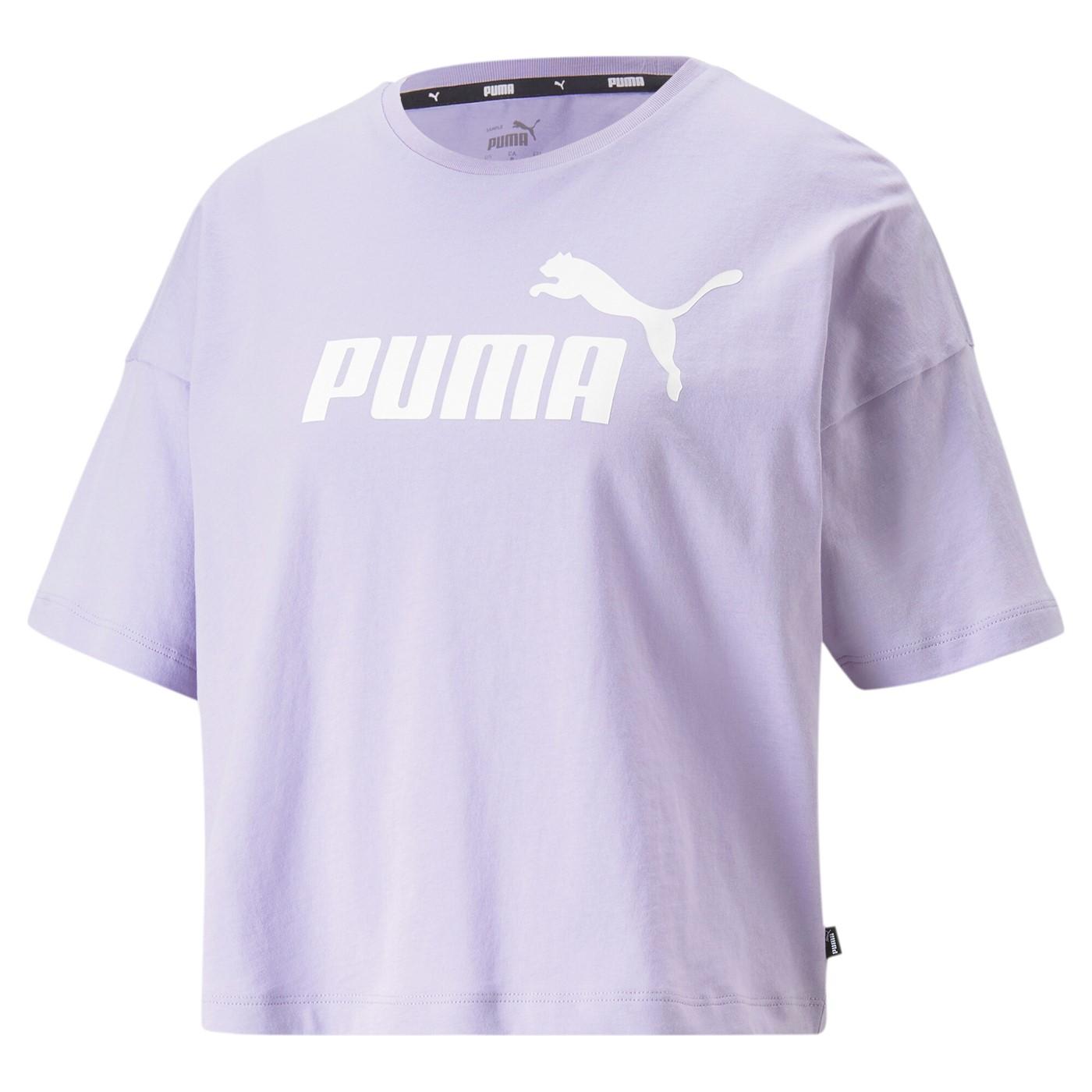 ESS Cropped Logo Tee<BR/> 586866 70 PUMA 