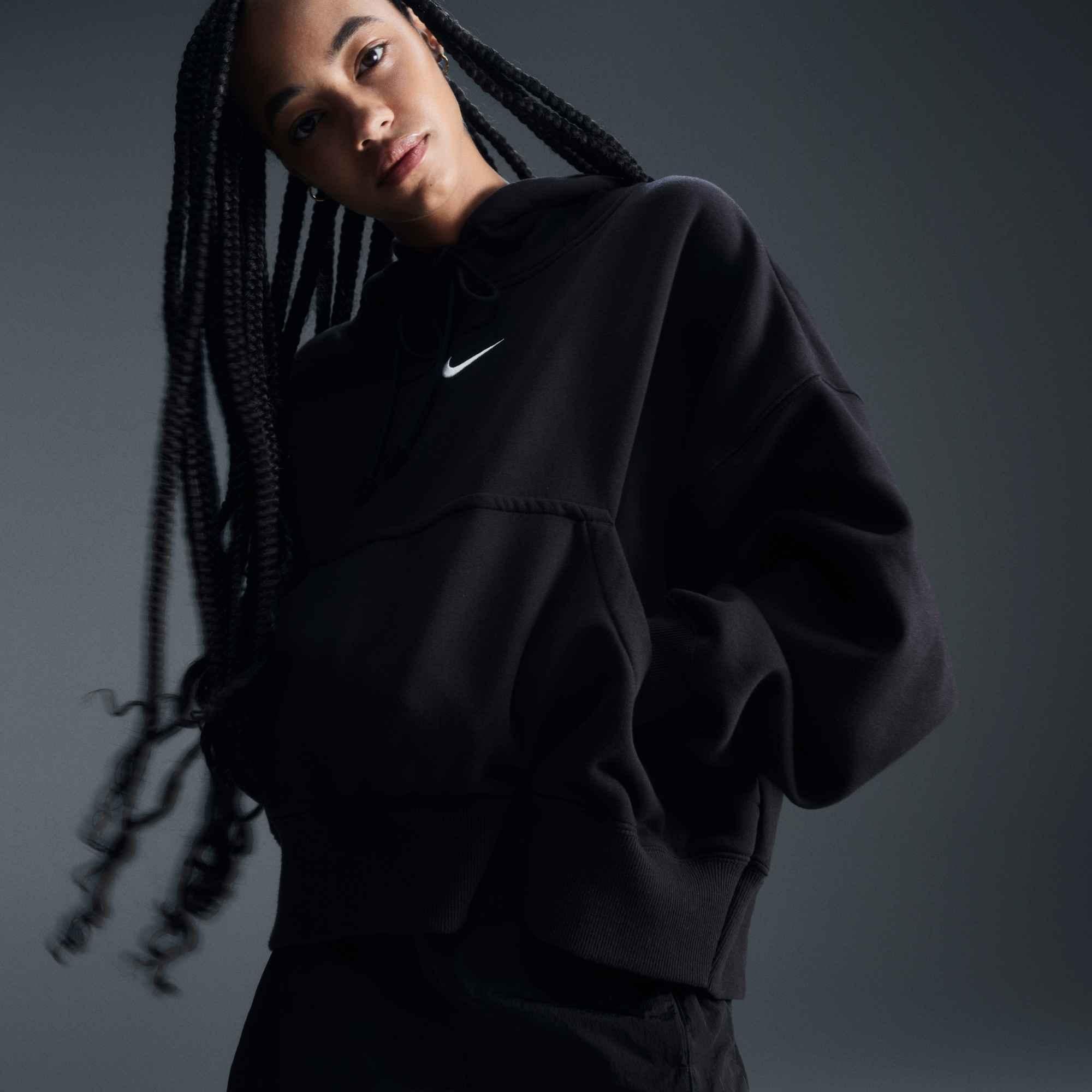 Nsw Phoenix Flc Po Hoodie DQ5858 010 NIKE 