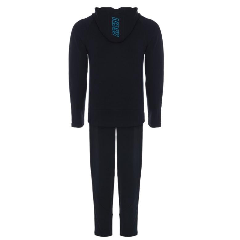 Tuta Interlock con Cappuccio Bianca 2023/2024 EASSCN24R09 BLU EA7 