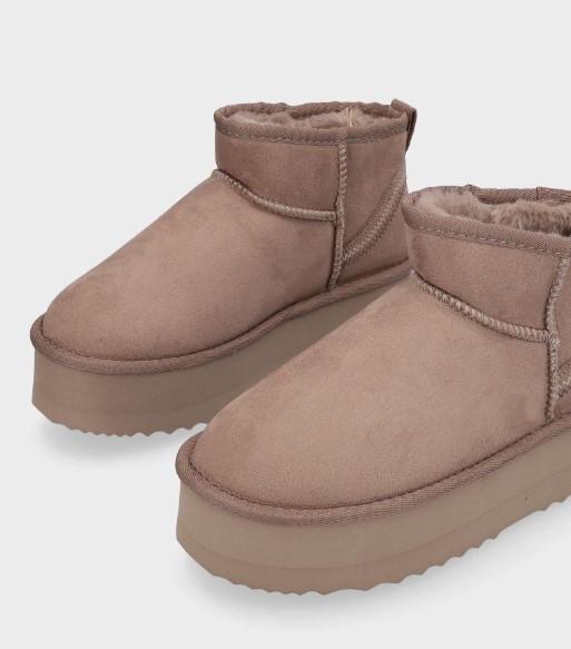 Stivaletto da donna 59733 NUEZ TAUPE MTNG 