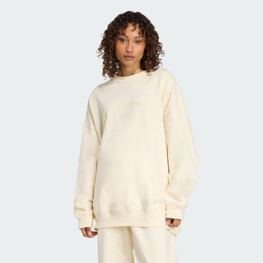 Felpa Essentials Linear Oversized Crew JW1016 UNI ADIDAS 