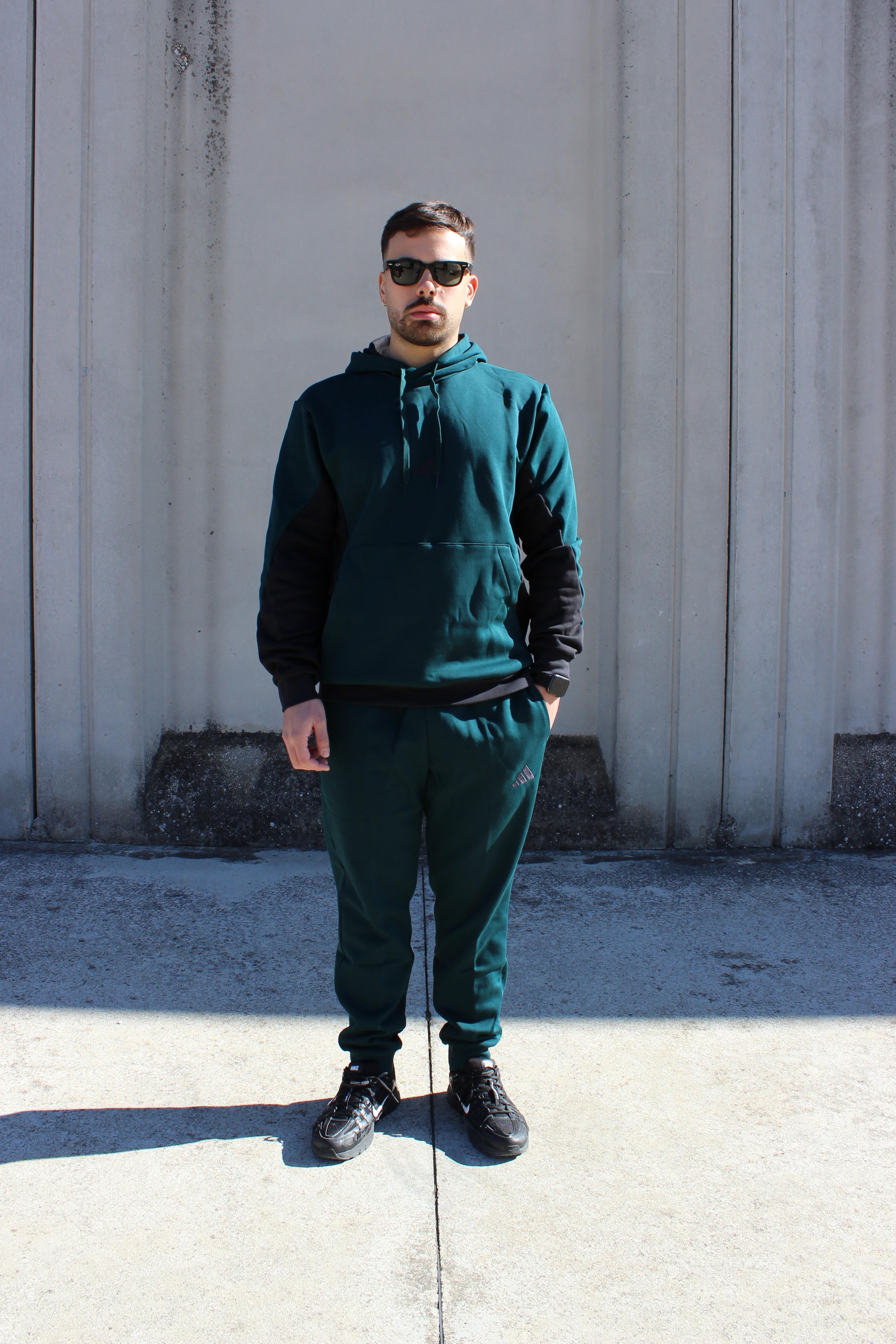 Adidas Tuta da Uomo Fleece Colorblock KB5266 UNI ADIDAS 