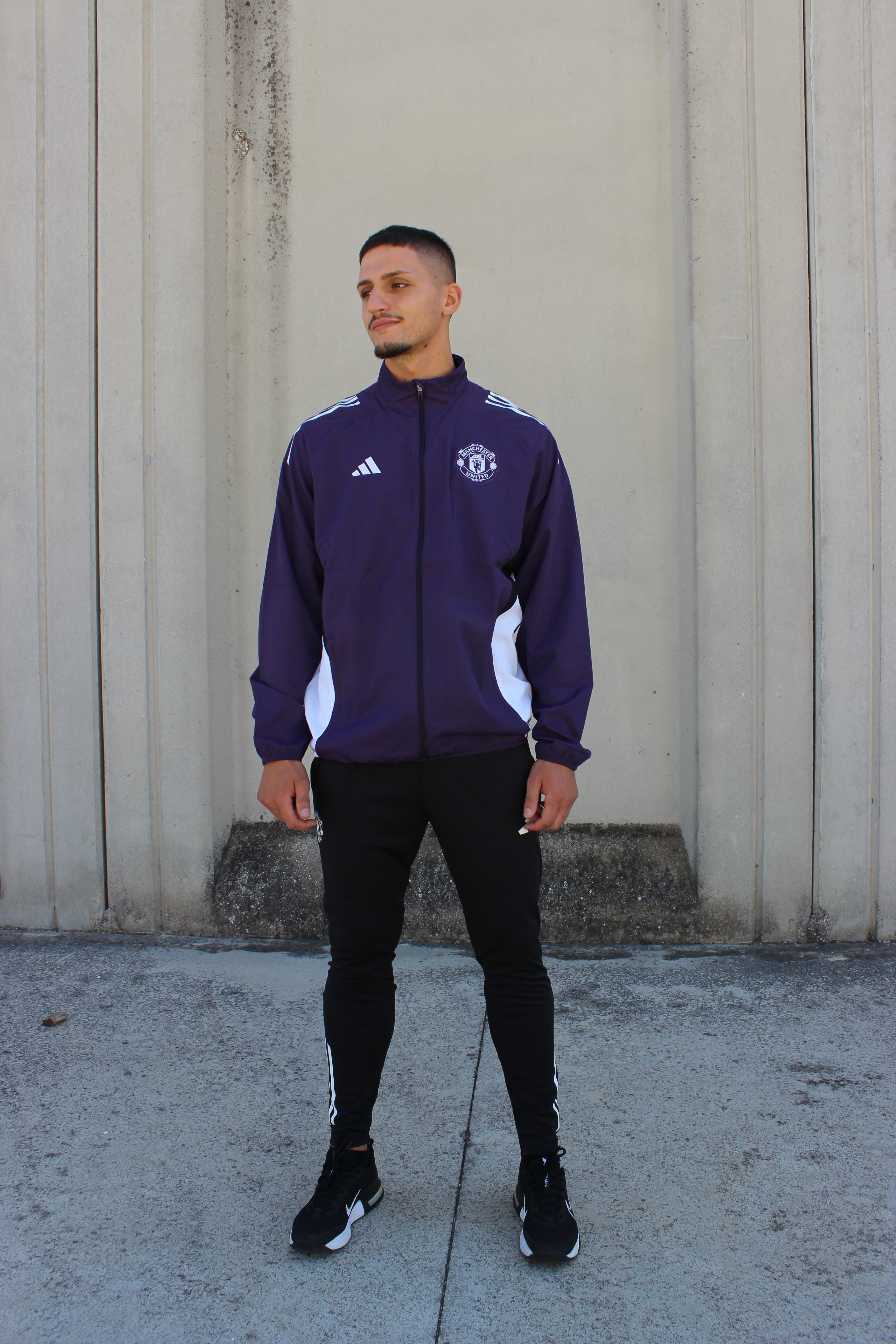 Tuta con zip Manchester United JP3107 UNI ADIDAS 
