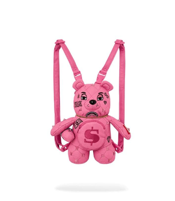 PRETTY LITTLE PINK PUNK MINI BEAR 910B5555NSZ UNI SPRAYGROUND 