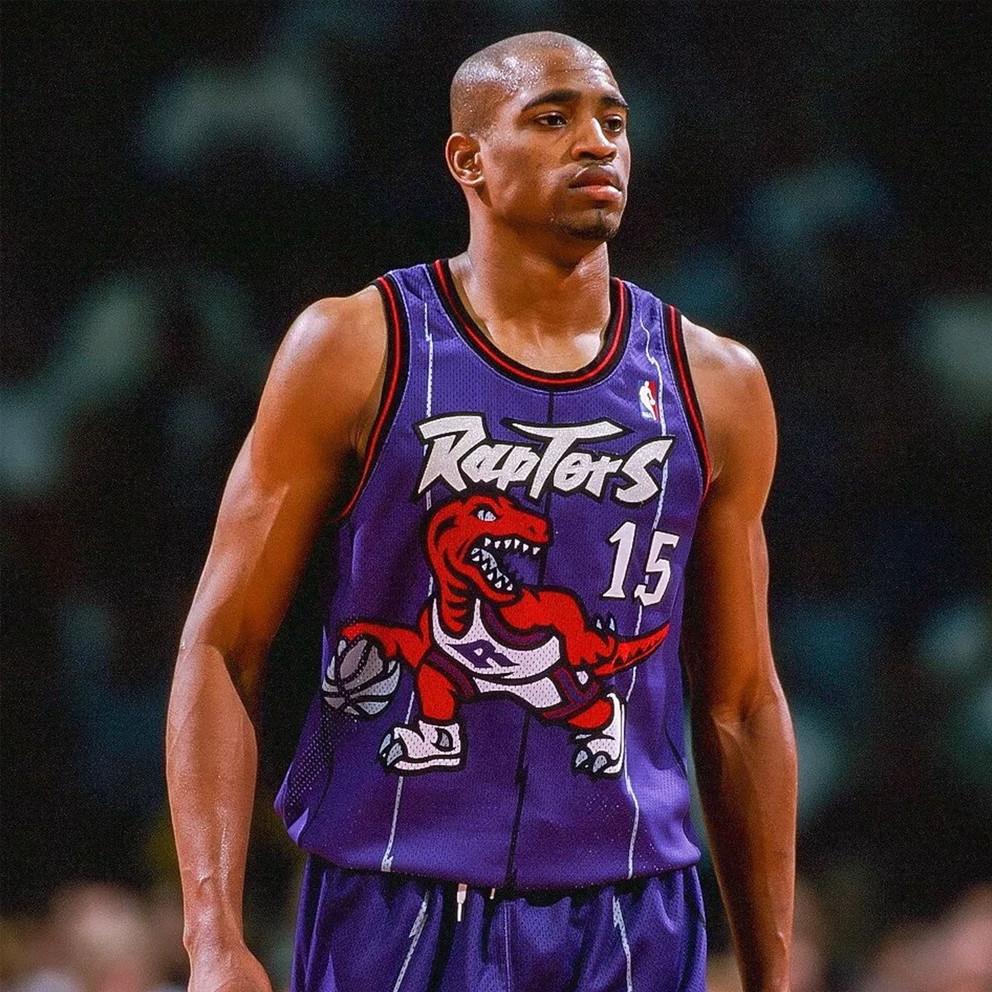 TORONTO RAPTORS - VINCE CARTER SMJYGS18214 PURPLE MITCHELL&NESS 