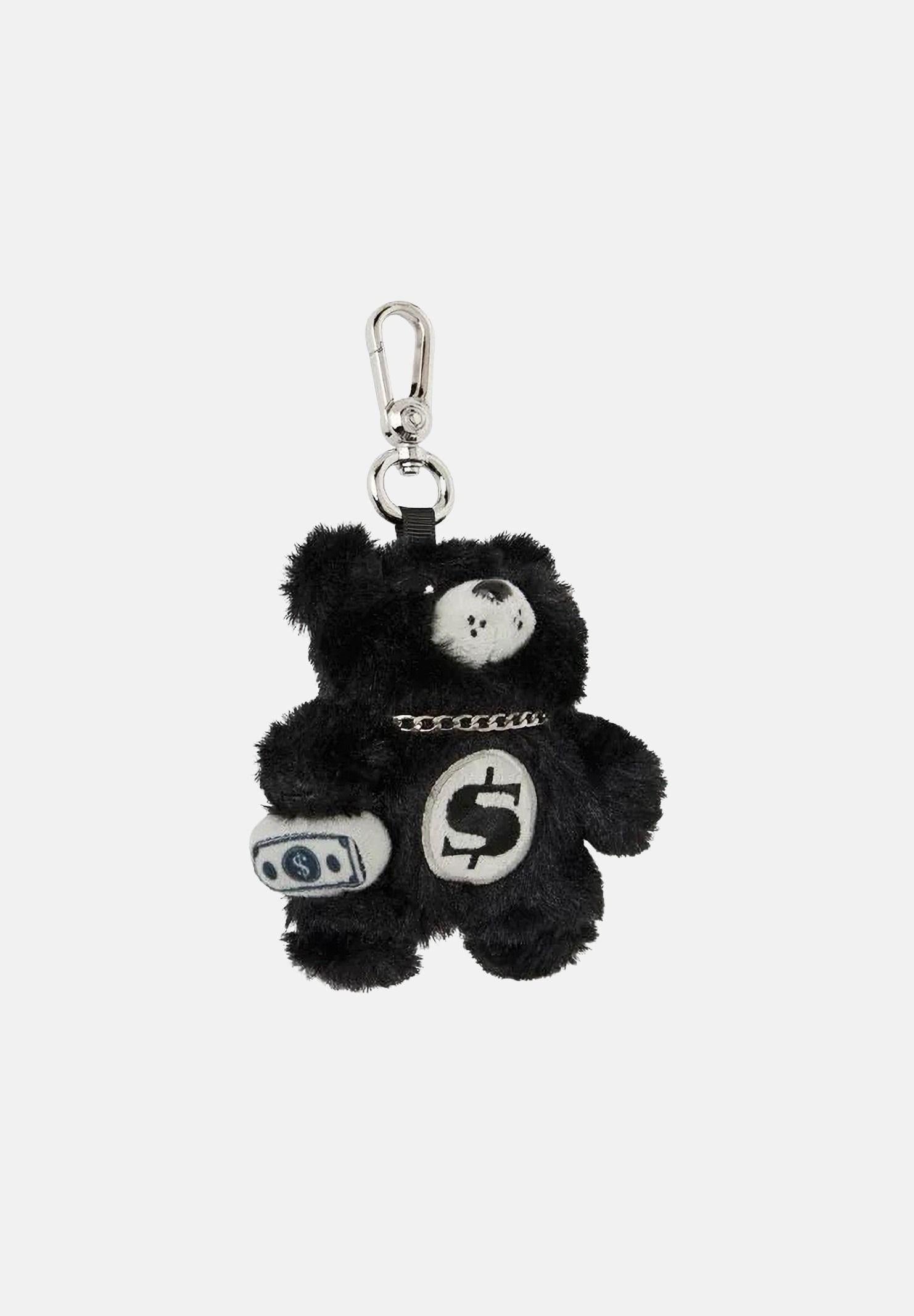 FUR CRAY BLACK BEAR KEYCHAIN 910K8353 NSZ SPRAYGROUND 