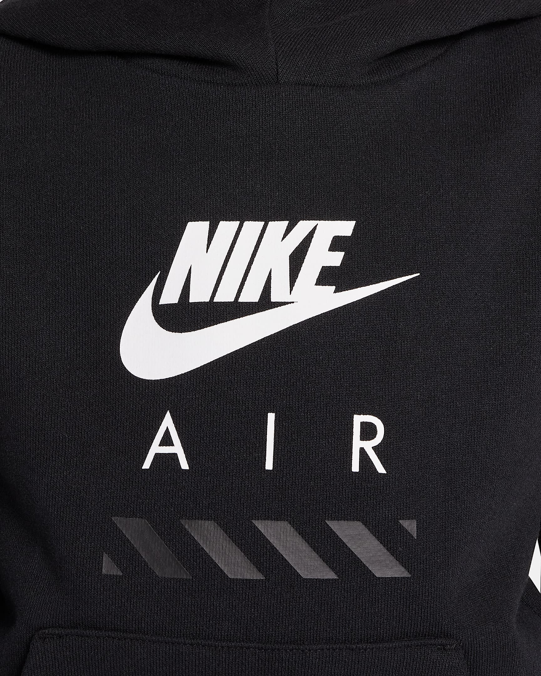 Felpa pullover in fleece con cappuccio HF8812 010 NIKE 