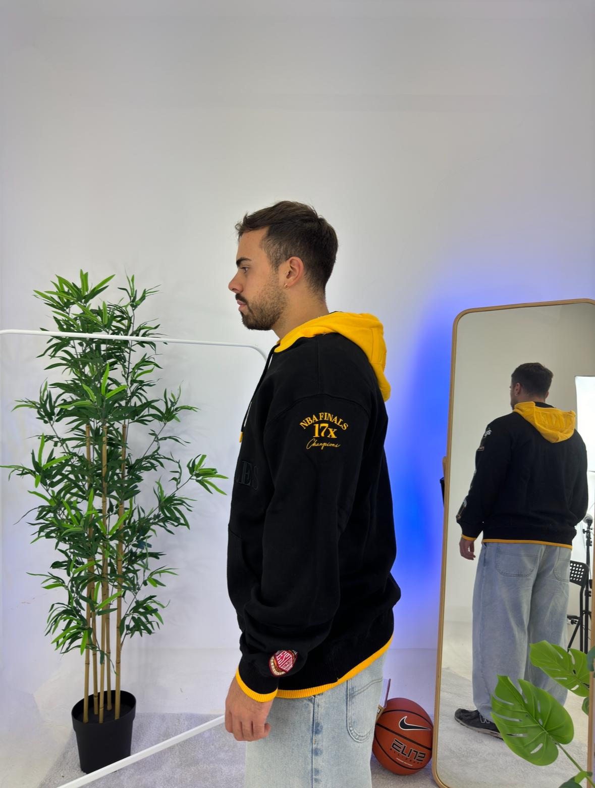 Nba Team Og 3.0 Fleece Hoodie Vintage TH8083 LALBLCK MITCHELL&NESS 