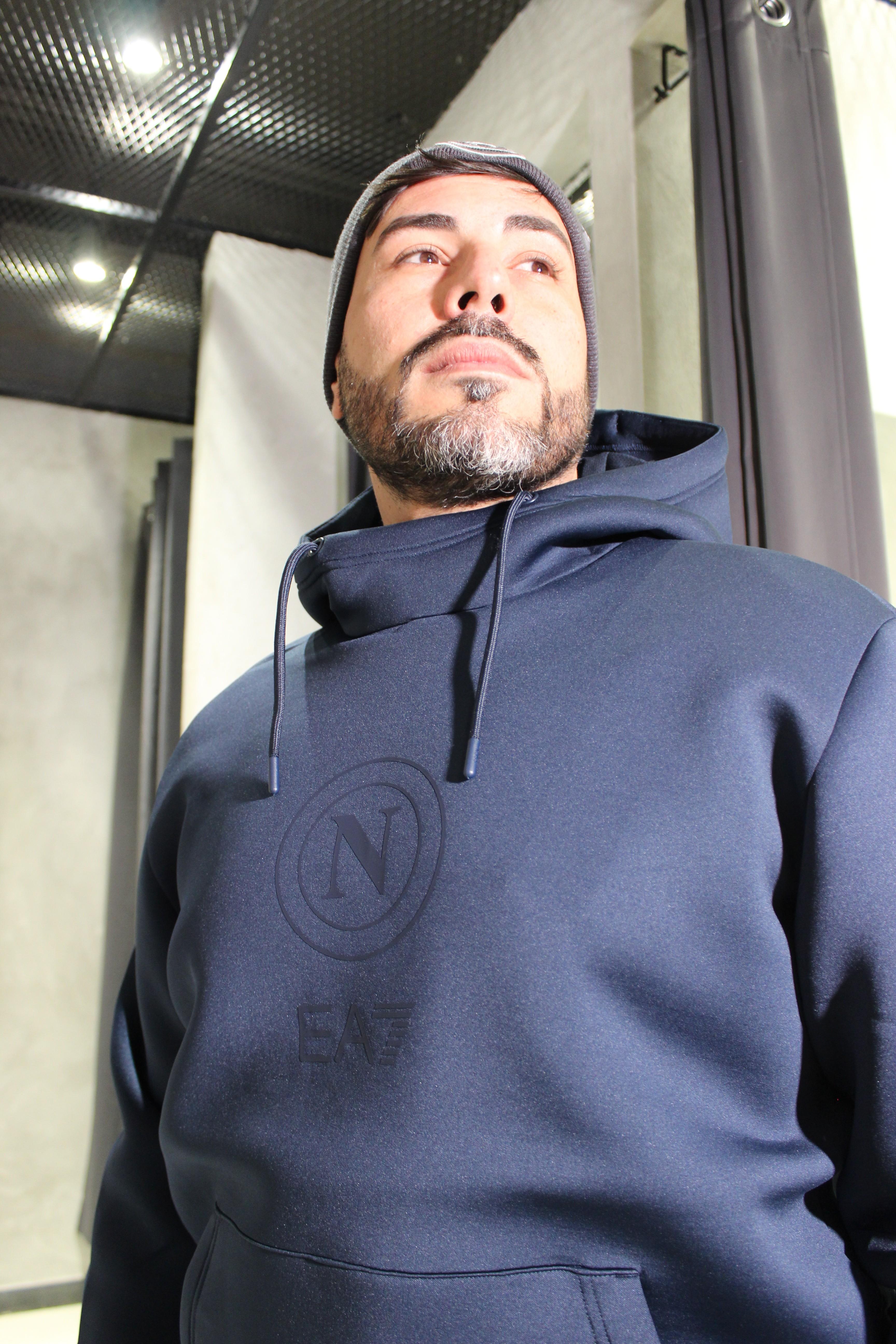 Felpa Neoprene FELPA NEOPRENE BLUE EA7 