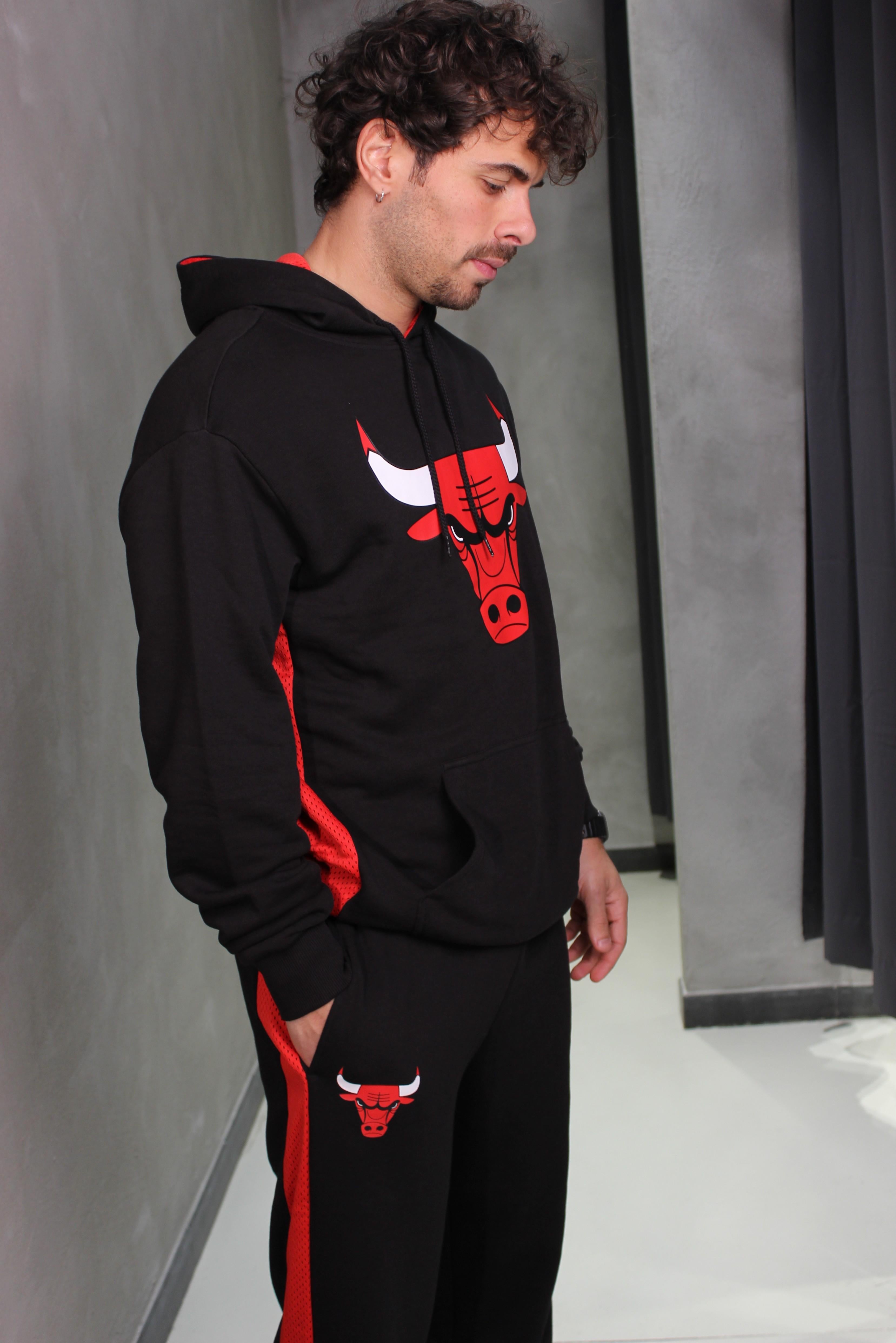 HOODY BULLS 60435496 BLKFDR NEW ERA 