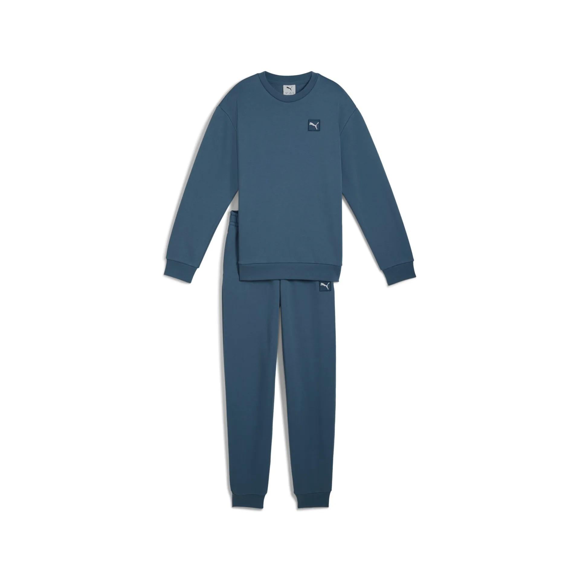 ESS ELEVATED Relaxed Crew Sweat Suit FL B 689723 80 PUMA 