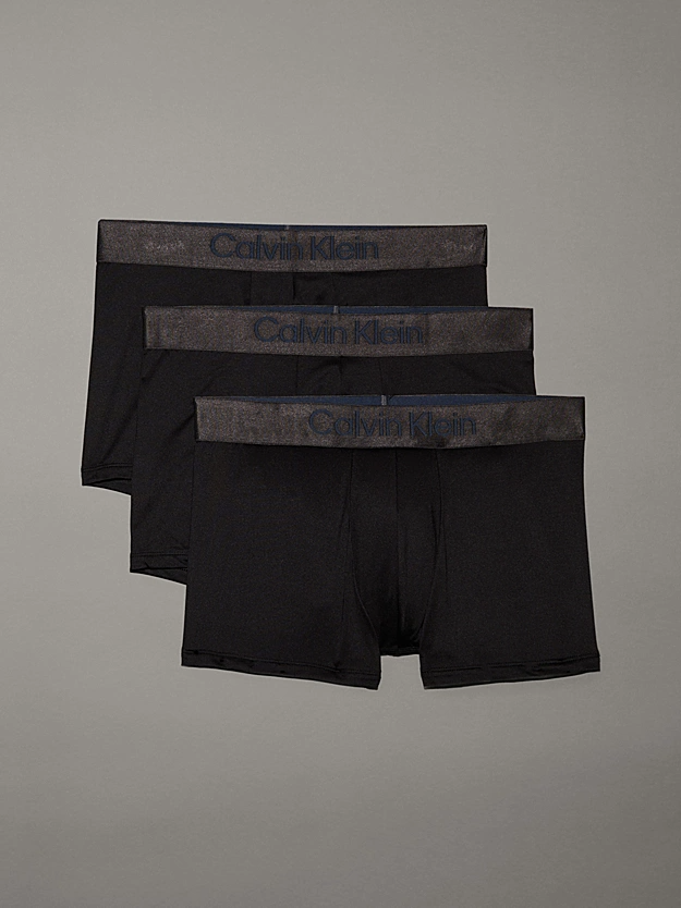Boxer a vita bassa in confezione da 3 - Microfibre Stretch LV00NB4269 UB1 CALVIN KLEIN 