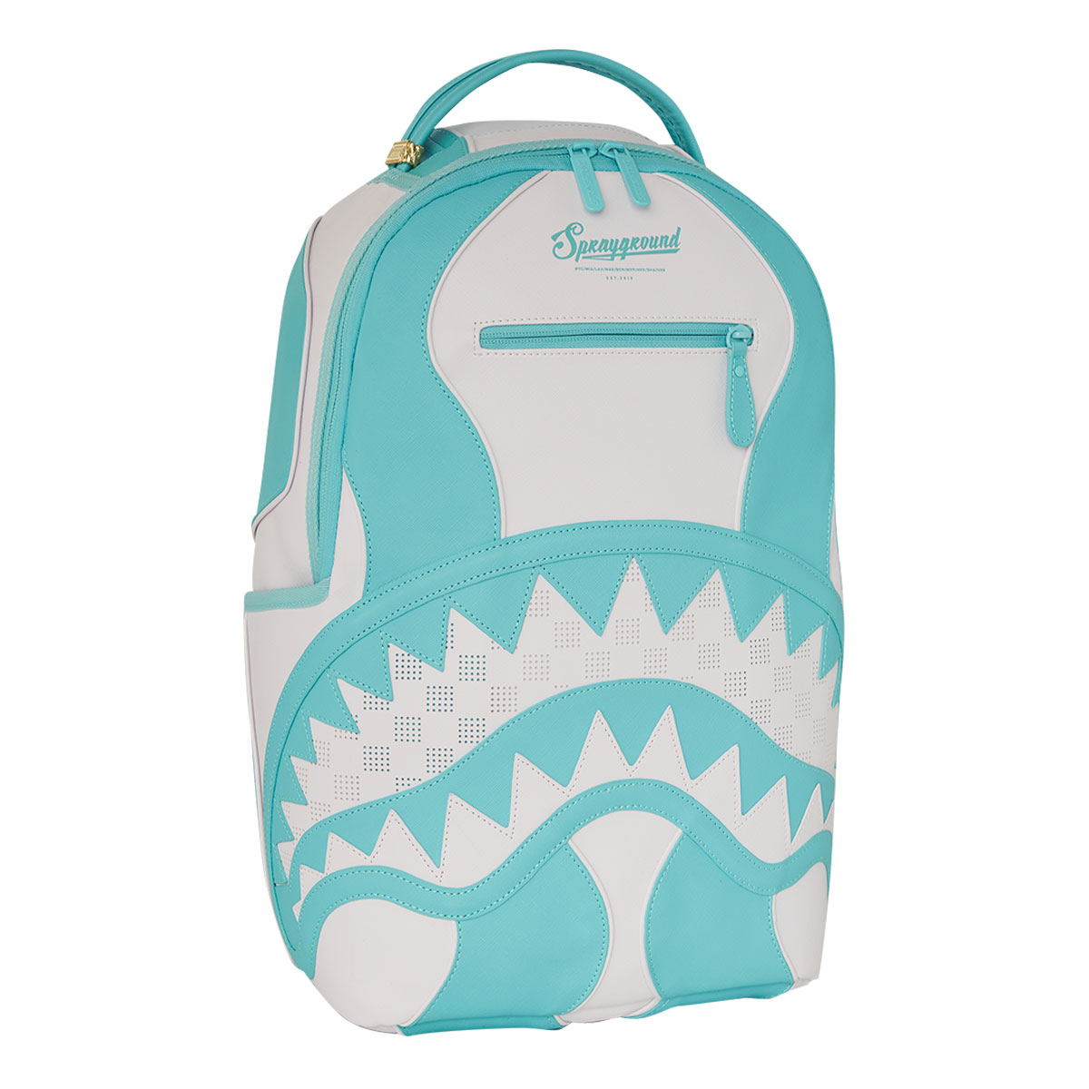Shark Central Blue And White Colorway 910B7572 NSZ SPRAYGROUND 