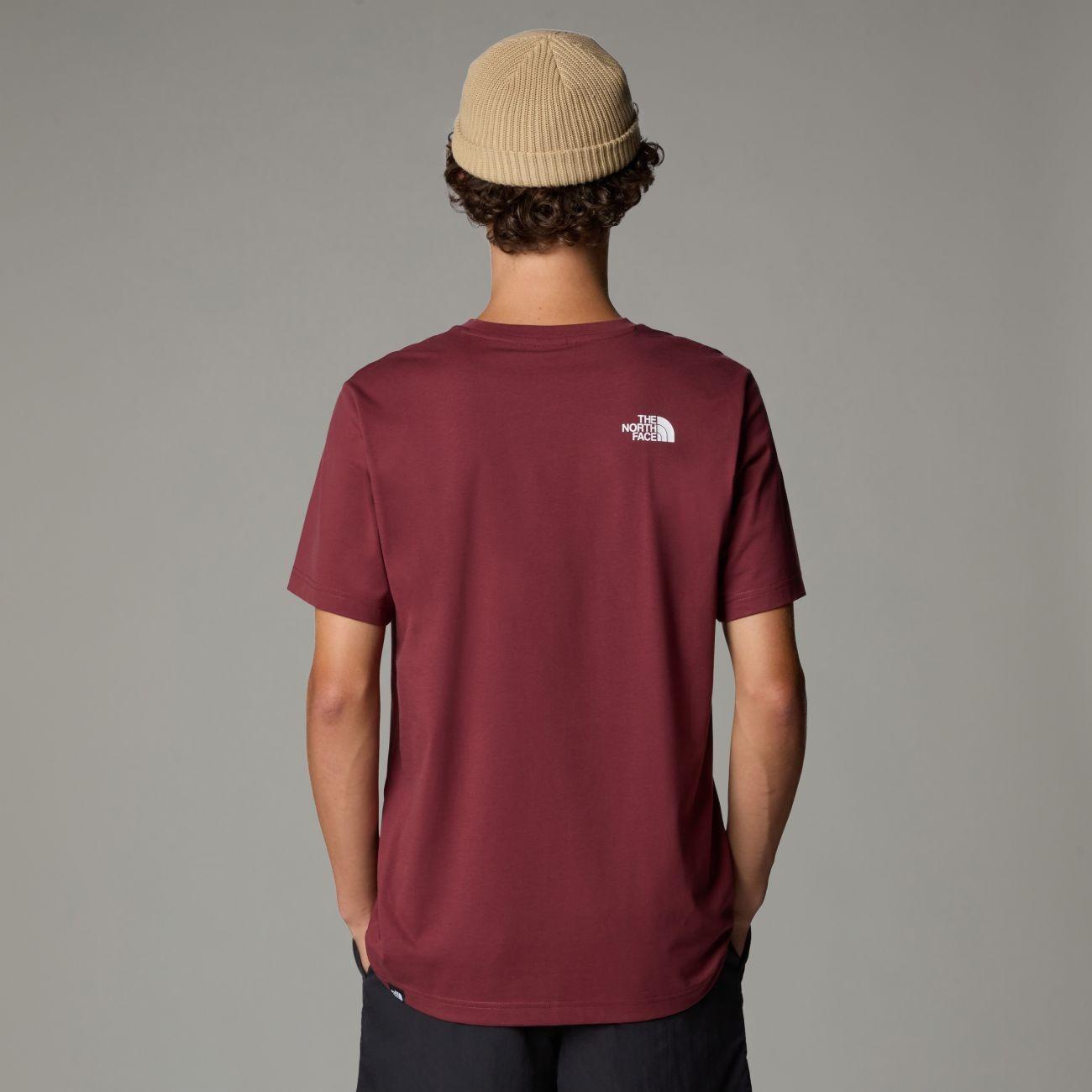 M Ss Simple Dome Tee NF0A87NG 0VO1 THE NORTH FACE 