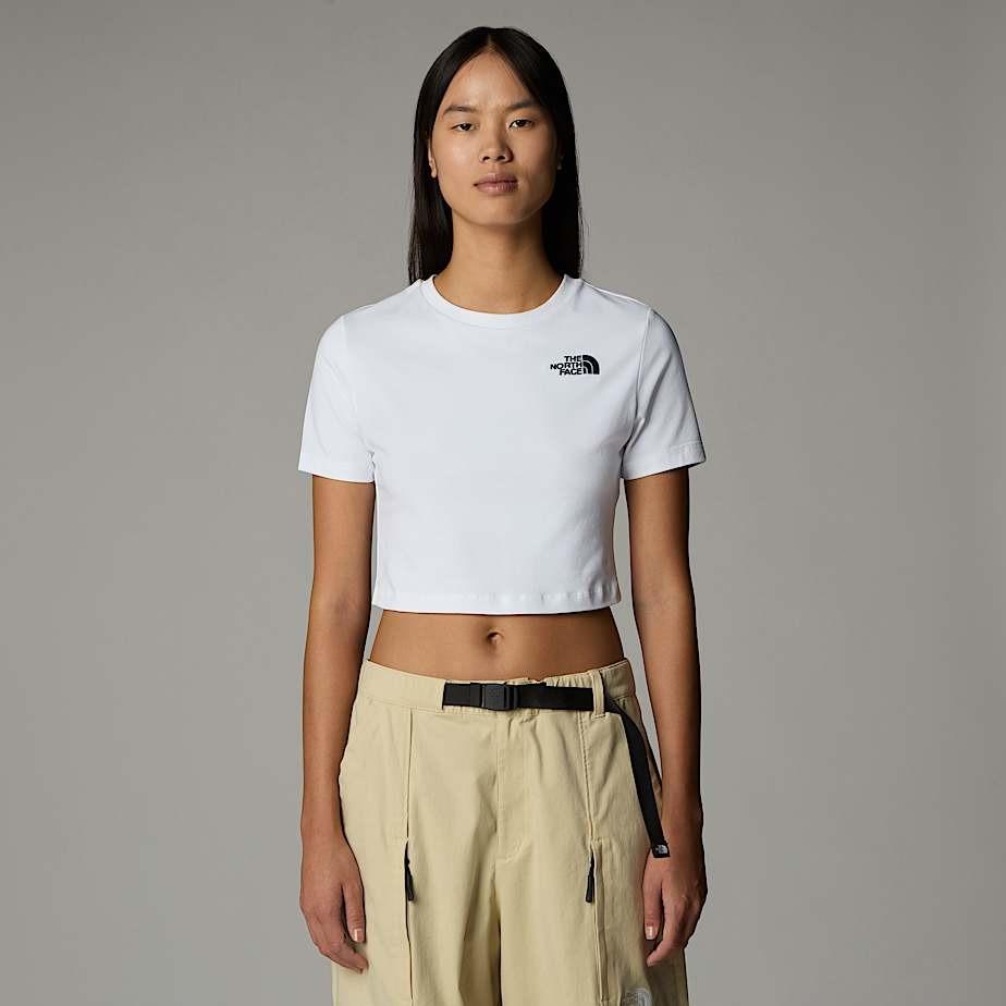 Essential Cropped Slim Tee NF0A55AO FN41 THE NORTH FACE 