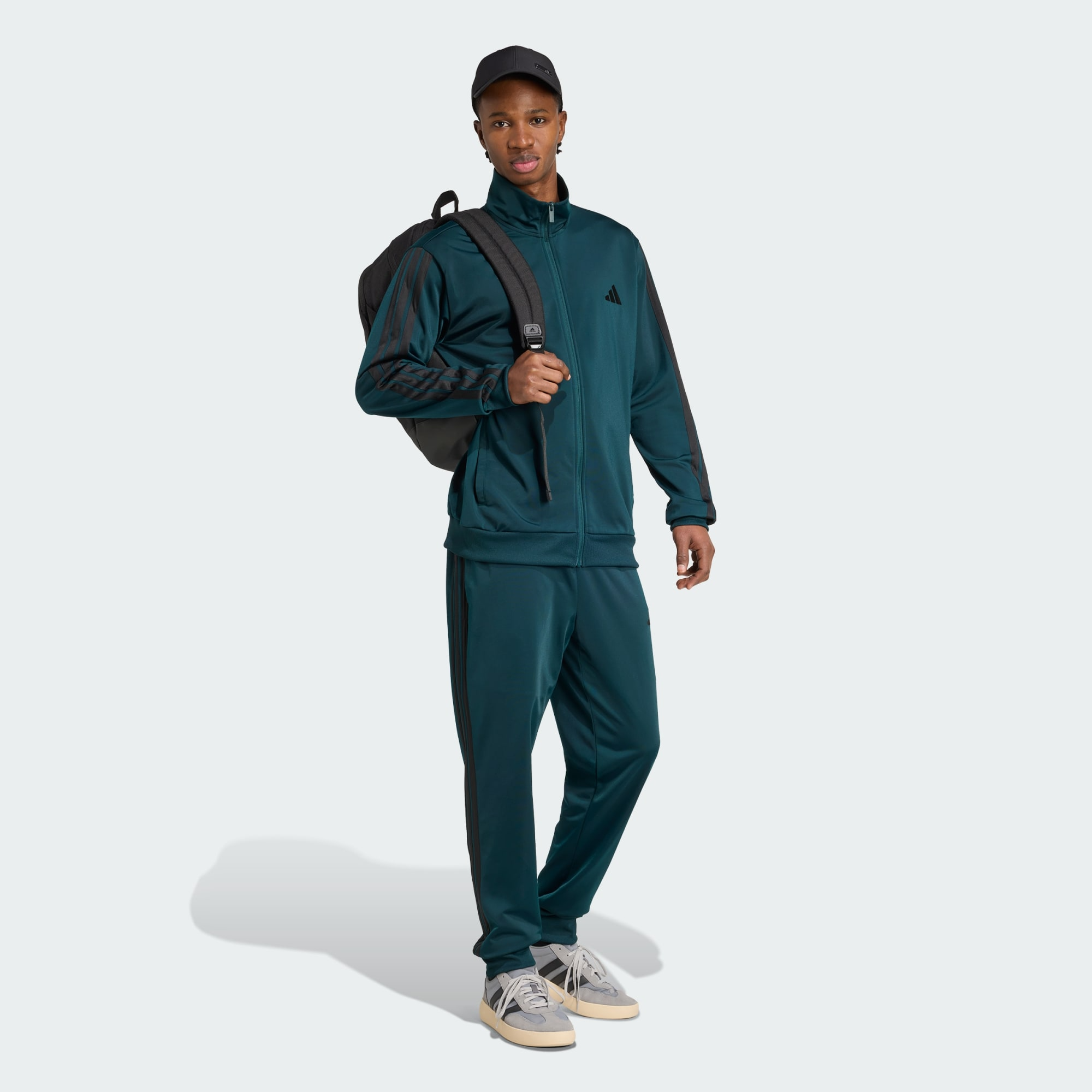 Tuta Sportiva Basic 3 Strisce Tricot Track Suit JX5502 UNI ADIDAS 