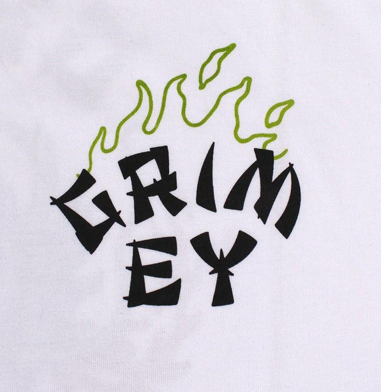 REGULAR TEE GA703 WHITE GRIMEY 