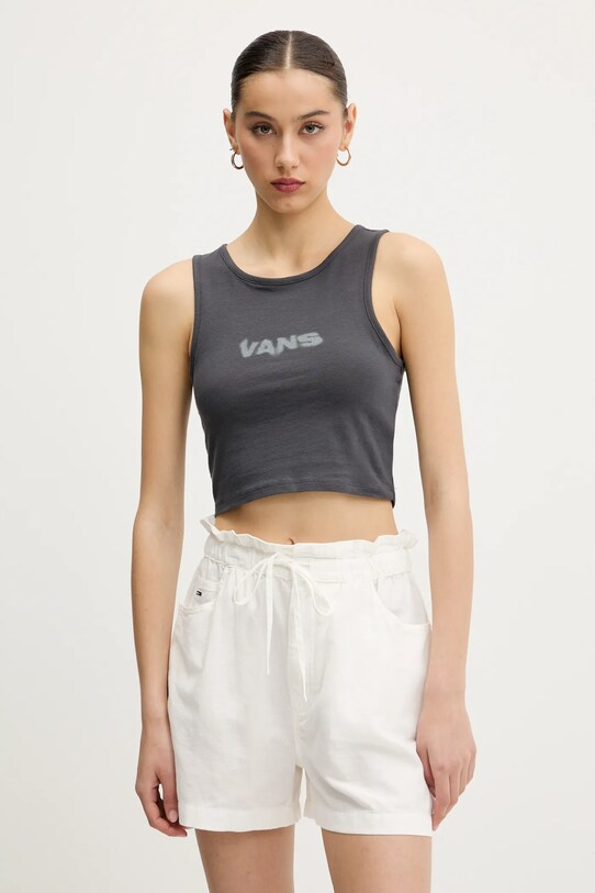 Blur Fitted Crop Tank VN000MBX 1O71 VANS 