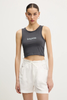Blur Fitted Crop Tank