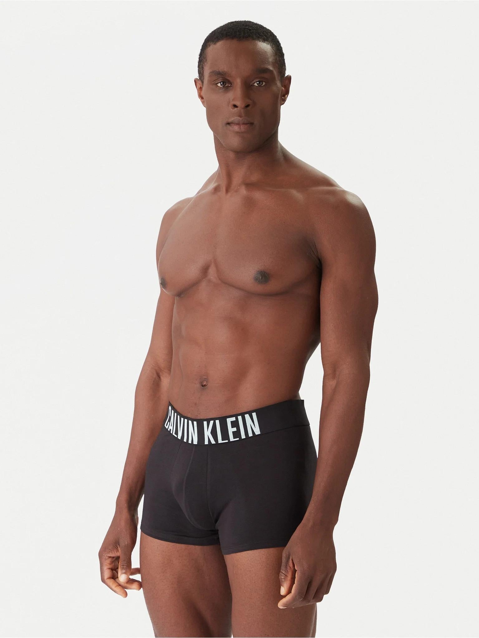 Boxer aderenti in confezione da 3 - Intense Power Cotton 000NB3608A ZDO CALVIN KLEIN 