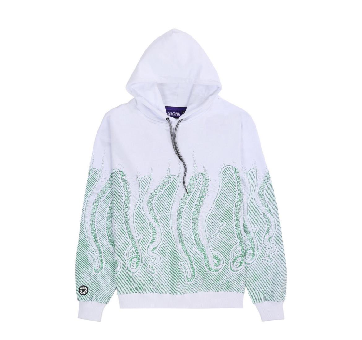 University Hoodie 23SOSH46 WHITE OCTOPUS 