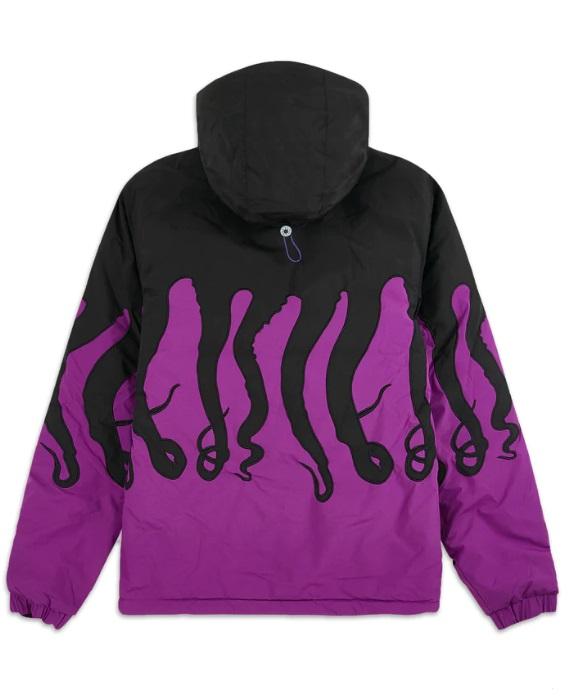 Layer Puff 22WOJH01 PURPLE OCTOPUS 