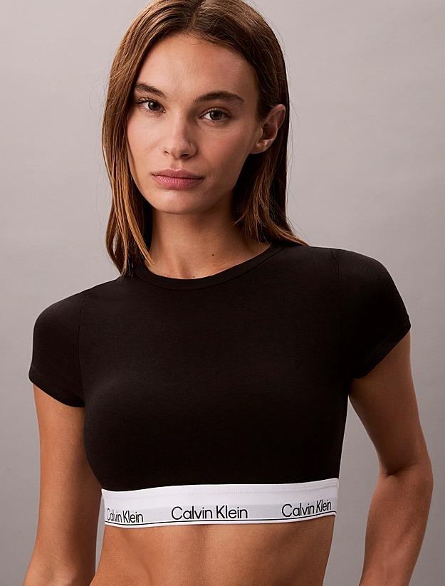 Bralette T-shirt - Icon Cotton Modal LV00QF8495 UB1 CALVIN KLEIN 