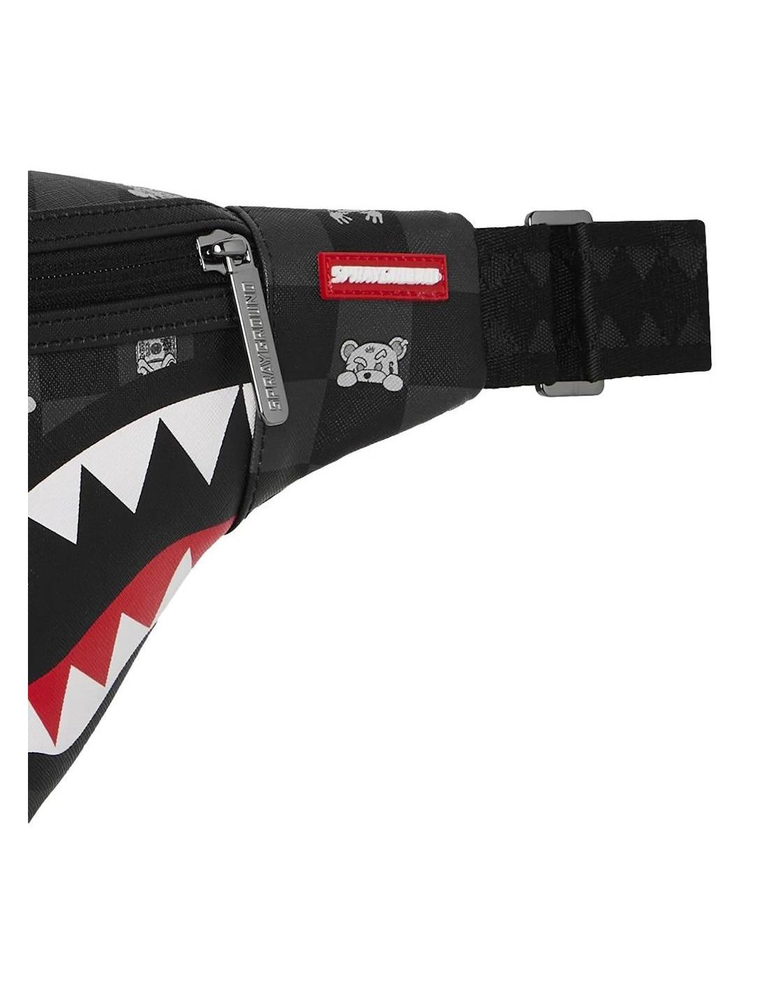 Gray Peeking Character Check Savvy 910B8912NSZ UNI SPRAYGROUND 