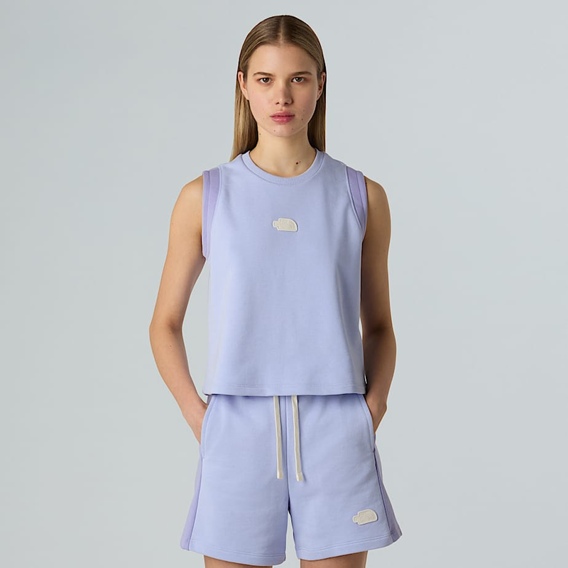 Terry Relaxed Cropped Tank