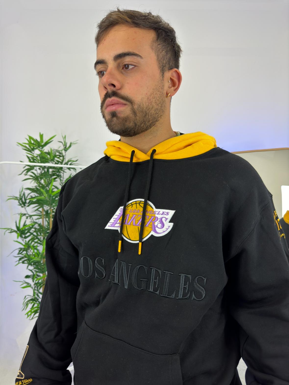 Nba Team Og 3.0 Fleece Hoodie Vintage TH8083 LALBLCK MITCHELL&NESS 