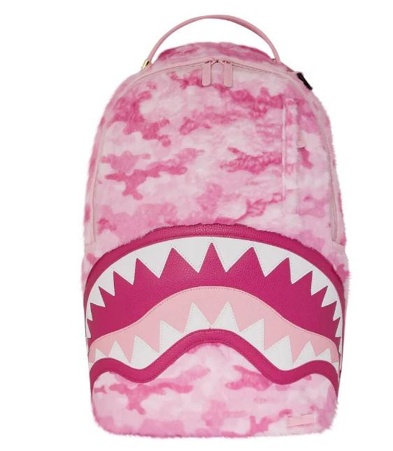 Pink Fur Camo Backpack 910B6770NSZ UNI SPRAYGROUND 