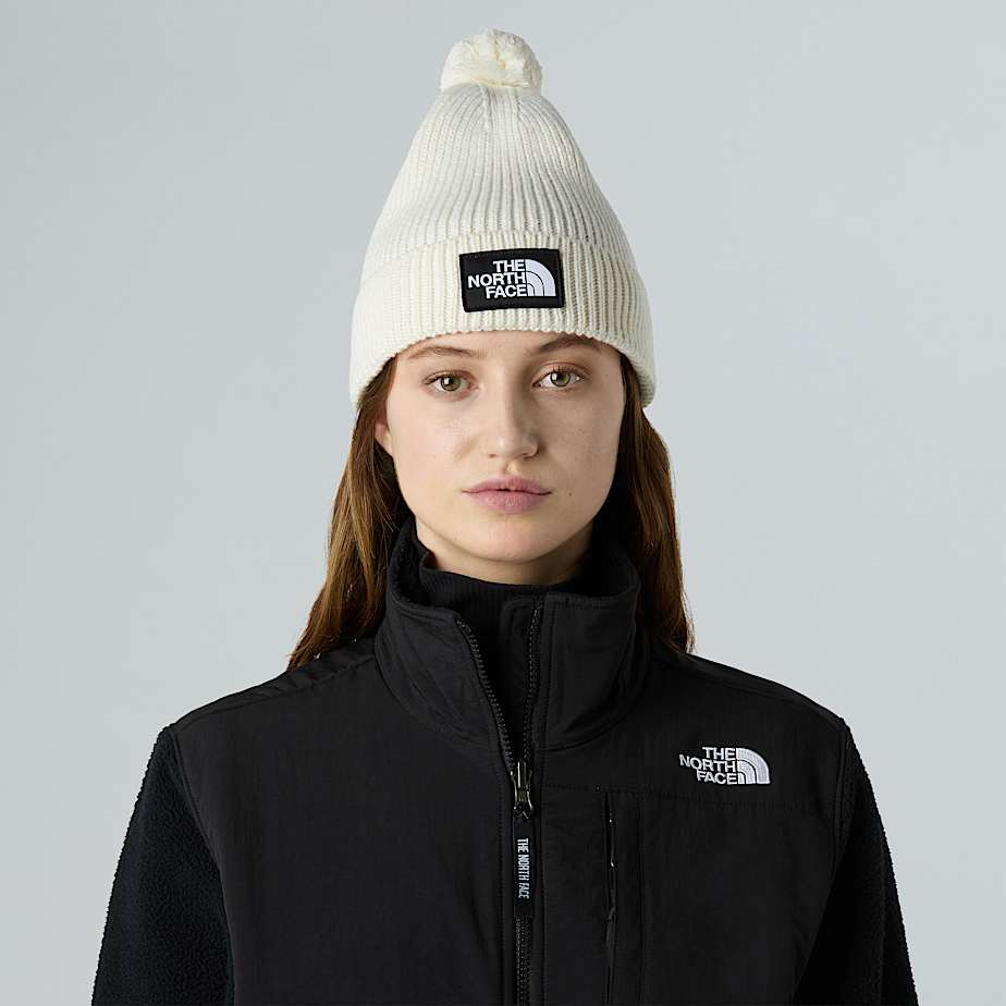 Tnf Logo Box Pom Beanie NF0A8CHF QLI1 THE NORTH FACE 