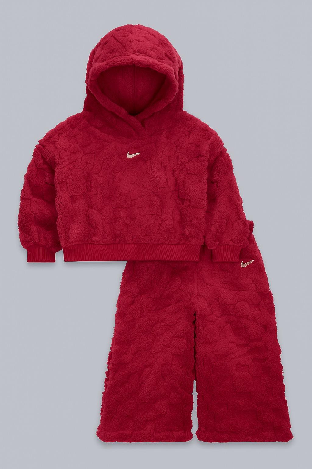 Cozy Baby (12-24M) Pullover Hoodie and Pants Set 16N458 ADZ NIKE 