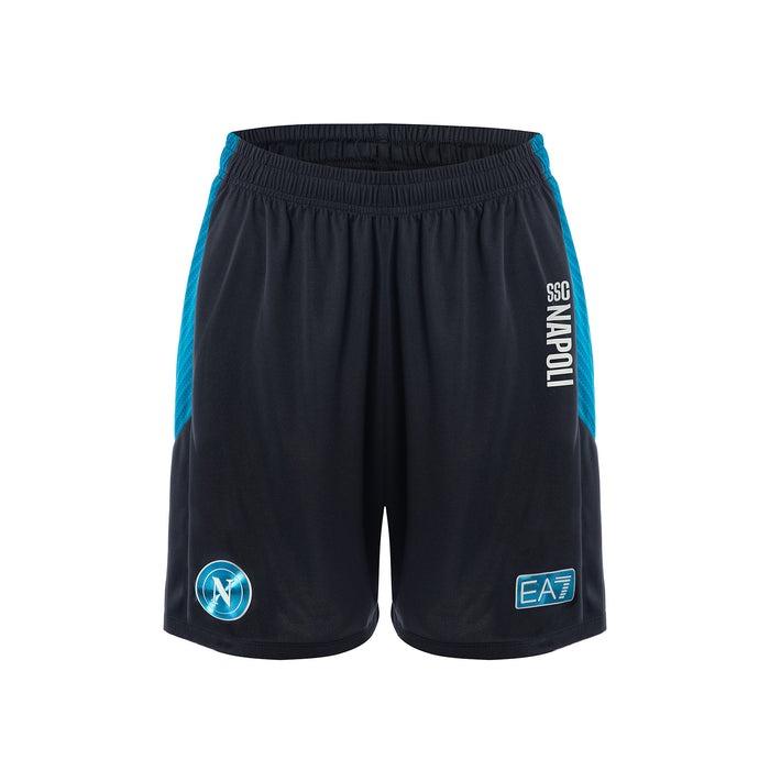 Shorts Training senza tasche team SHORTS TRAINING NO TASCHE NERO/AZZ EA7 