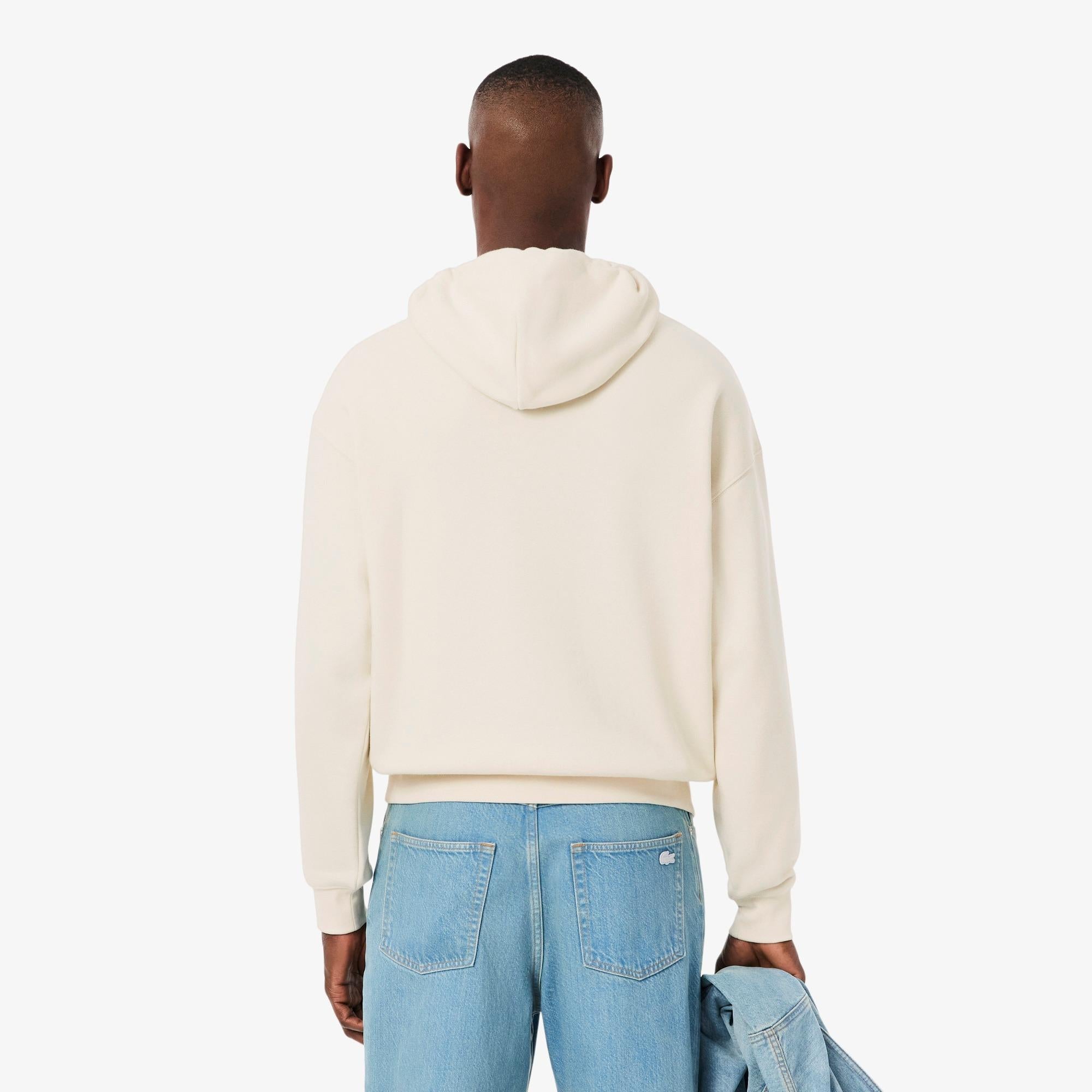 Felpa con cappuccio loose fit ricamata SH5464 XFJ LACOSTE 