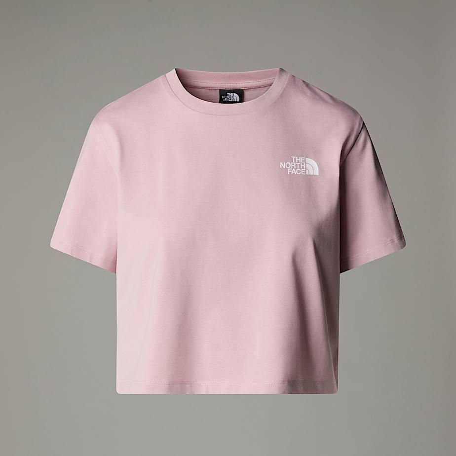 Simple Dome Cropped Slim tee NF0A87U4 0SO1 THE NORTH FACE 