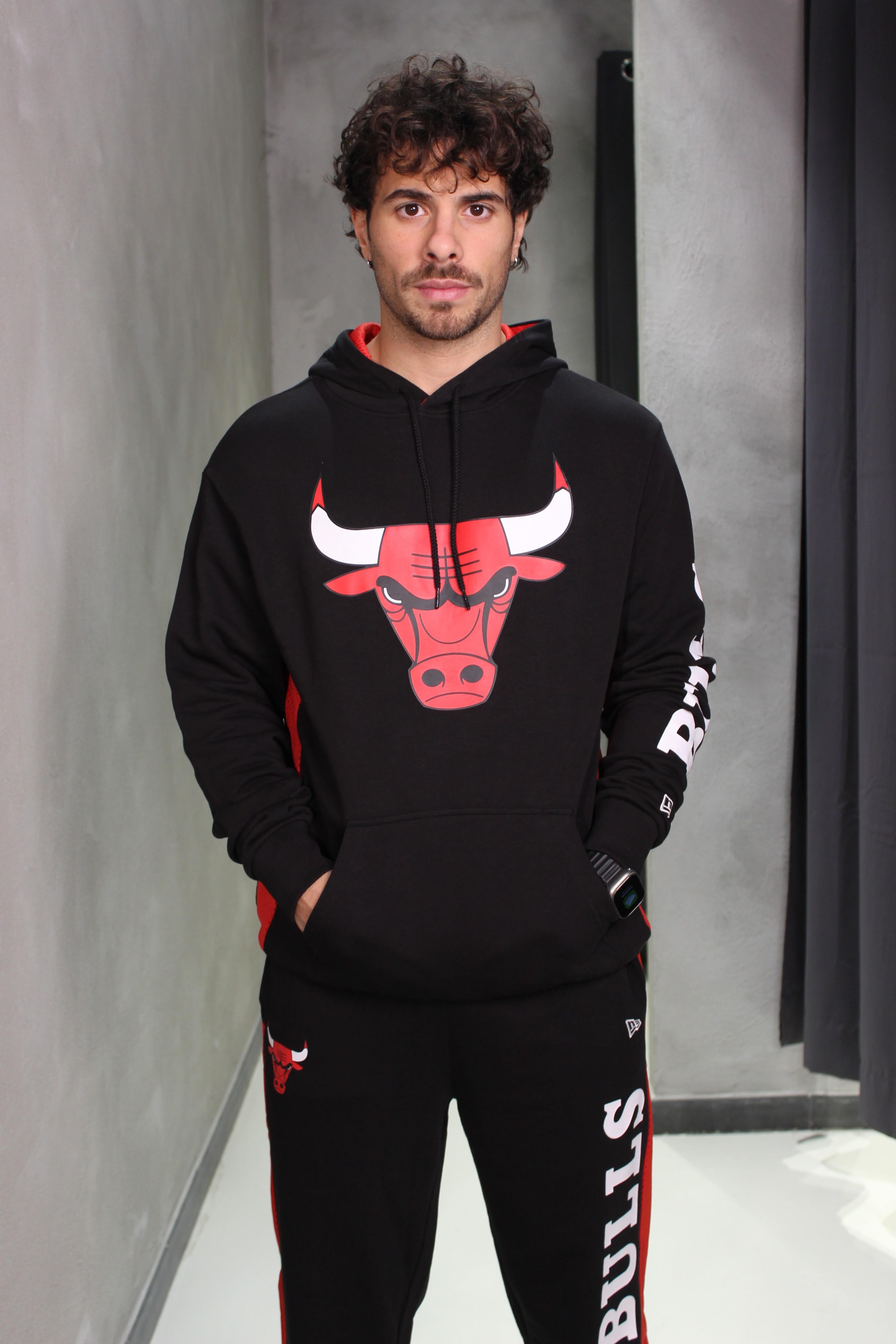 HOODY BULLS 60435496 BLKFDR NEW ERA 